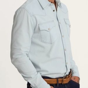 Tecovas Men's Demin Pearl Snap